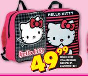 Hello Kitty Medium Backpacks Assorted-32cm