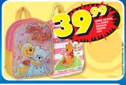Winnie The Pooh Kiddies Backpacks Assorted-27cm Each