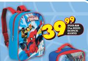 Spider-Man Kiddies Backpacks Assorted-27cm