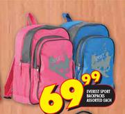 Everest Sport Backpacks Assorted Each
