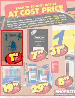 Shoprite Nationwide : Low Prices for School (31 Dec - 3 Feb 2013), page 20
