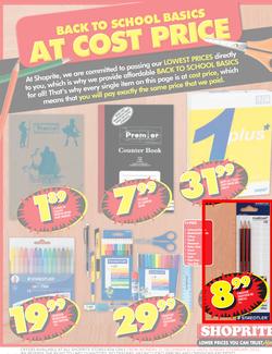 Shoprite Nationwide : Low Prices for School (31 Dec - 3 Feb 2013), page 20