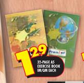 A5 Exercise Book IM/QM-32-Page Each