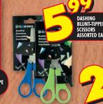 Dashing Bllint-Tipped Scissors Assorted Each