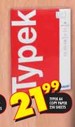 Typek A4 Copy Paper-250 Sheets