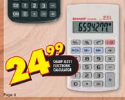 Sharp EL231 Electronic Calculator