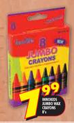 Innokids Jumbo Wax Crayons-8's