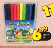 Fibre-Tip Pens-10's
