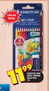 Staedtler Long Pencil Crayons Value Pack-12's