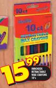 Innokids Retractable Wax Crayons-10's