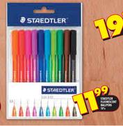 Staedtler Fluorescent Ballpens-10's