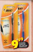 BIC Atlantis Rubber Grip Ball Point Pens Assorted-Each