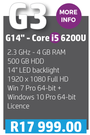HP EliteBook G840 G3 G14" Core i5 6200U