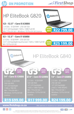 First Shop : HP (31 Oct - 15 Nov 2016), page 1