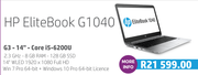 HP EliteBook G1040 G3-14"-Core i7-6600U