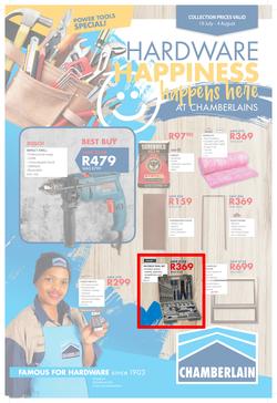 Chamberlains : Hardware Happiness (19 July - 4 Aug 2019), page 1