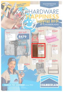 Chamberlains : Hardware Happiness (19 July - 4 Aug 2019), page 1