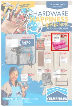 Chamberlains : Hardware Happiness (19 July - 4 Aug 2019), page 1