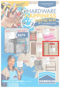 Chamberlains : Hardware Happiness (19 July - 4 Aug 2019), page 1