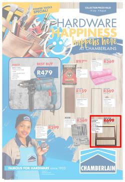Chamberlains : Hardware Happiness (19 July - 4 Aug 2019), page 1
