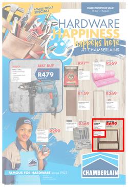 Chamberlains : Hardware Happiness (19 July - 4 Aug 2019), page 1