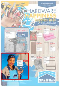 Chamberlains : Hardware Happiness (19 July - 4 Aug 2019), page 1