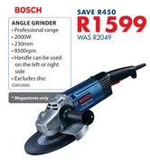 Bosch 2000W Angle Grinder GWS2000
