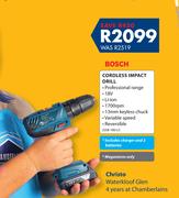 Bosch Cordless Impact Drill