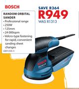 Bosch Random Orbital Sander