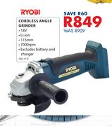 Ryobi Cordless Angle Grinder