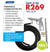 Trade Pneumatic Sand Blasting Kit