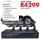 Securitymate CCTV Kit(SMAHD4)
