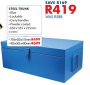 Steel Trunk 750x420x315mm