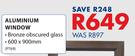 Aluminium Window 600x900mm PT69