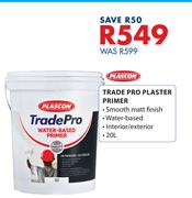 Plascon Trade Pro Plaster Primer-20Ltr