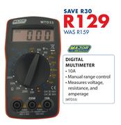 Major Tech Digital Multimeter