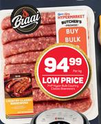 PnP Hyper Bulk Country Classic Boerewors-Per Kg