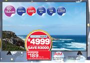 Aim 60" (152cm) Digital UHD LED TV ALED-60UHD