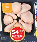 PnP Fresh Chicken 4 Drumsticks & 4 Thighs-Per Kg