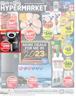 Pick n Pay Hypermarket Eastern Cape : More Deals (27 December - 31 December 2022), page 1