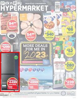 Pick n Pay Hypermarket Eastern Cape : More Deals (27 December - 31 December 2022), page 1