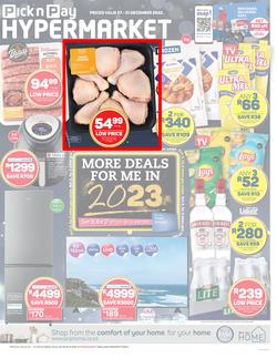 Pick n Pay Hypermarket Eastern Cape : More Deals (27 December - 31 December 2022), page 1