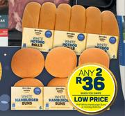 PnP White Hamburger Buns Or Hotdog Rolls-Any 2 x 6s