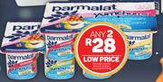 Parmalat Low Fat Smooth Yoghurt Assorted-Any 2 x 6 x 100g
