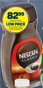 Nescafe Classic Instant Coffee Assorted (Excluding Decaf)-200g Each