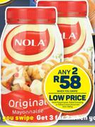 Nola Mayonnaise Salad Dressing Or Salad Cream Assorted-For Any 2 x 500/880g