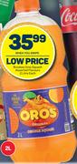 Brookes oros Squash (Assorted Flavours)-2Ltr Each