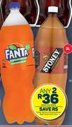 Fanta Sprite Or Stoney Ginger Beer Assorted-For Any 2 x 2Ltr