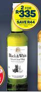 Black & White Whisky-For 2 x 750ml