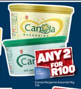 Canola Margarine Tub Assorted-Any 2 x 1Kg